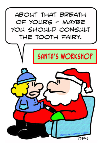 Cartoon: consult tooth fairy santa claus (medium) by rmay tagged consult,tooth,fairy,santa,claus,breath