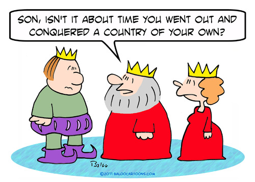 Cartoon: country own conquer king prince (medium) by rmay tagged country,own,conquer,king,prince