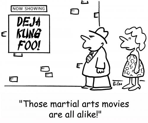 Cartoon: deja kung foo (medium) by rmay tagged deja,kung,foo