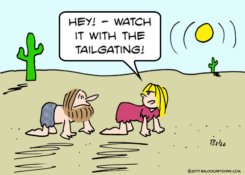 Cartoon: desert crawlers woman tailgating (medium) by rmay tagged desert,crawlers,woman,tailgating