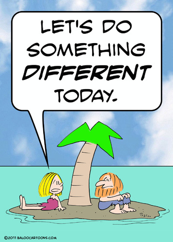 Cartoon: desert isle do something differe (medium) by rmay tagged desert,isle,do,something,differe