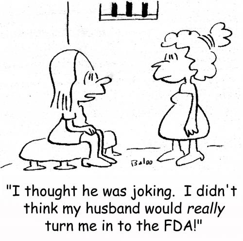 Cartoon: FDA (medium) by rmay tagged fda