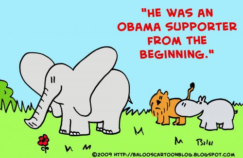 Cartoon: from the beginning obama (medium) by rmay tagged from,the,beginning,obama