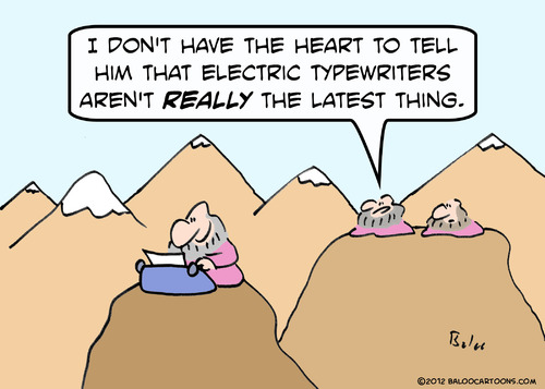 Cartoon: guru typewriter latest thing (medium) by rmay tagged guru,typewriter,latest,thing