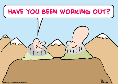 Cartoon: gurus brain working out (medium) by rmay tagged gurus,brain,working,out