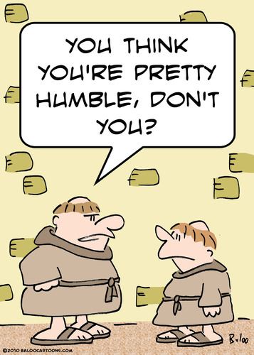 Cartoon: humble monk pretty think (medium) by rmay tagged humble,monk,pretty,think