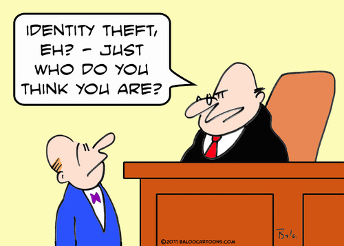 Image result for identity theft cartoon
