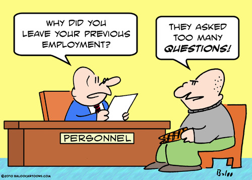 Cartoon: job too many questions (medium) by rmay tagged job,too,many,questions
