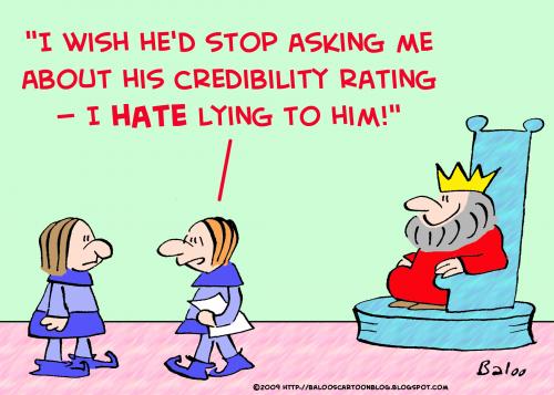 Cartoon: kind credibility lying (medium) by rmay tagged kind,credibility,lying
