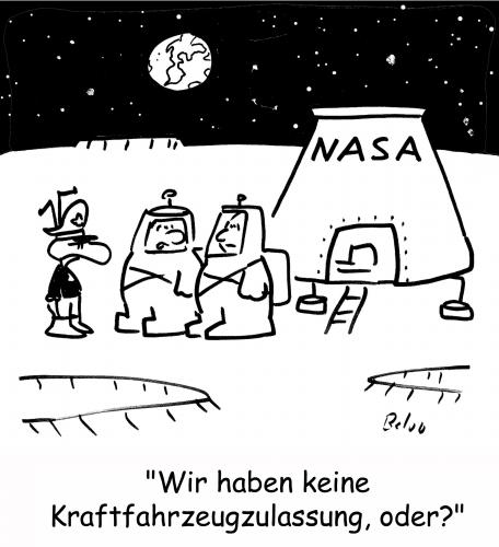 Cartoon: Kraftfahrzeugzulassung (medium) by rmay tagged kraftfahrzeugzulassung