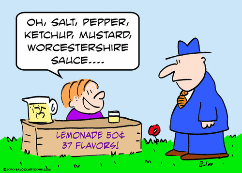 Cartoon: lemonade worcestershire (medium) by rmay tagged lemonade,worcestershire