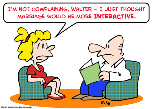 Cartoon: marriage interactive (medium) by rmay tagged marriage,interactive