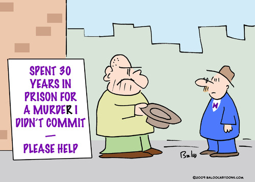 Cartoon: murder didnt commit (medium) by rmay tagged murder,didnt,commit