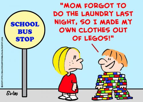 Cartoon: out of legos clothes mom (medium) by rmay tagged out,of,legos,clothes,mom