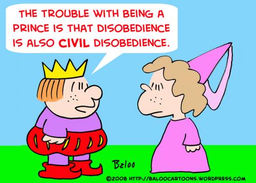 Cartoon: PRINCE CIVIL DISOBEDIENCE (medium) by rmay tagged prince,civil,disobedience