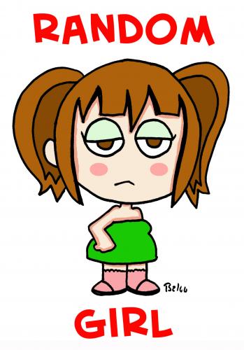 Cartoon: Random Girl (medium) by rmay tagged random,girl,chibi,kawaii,cute