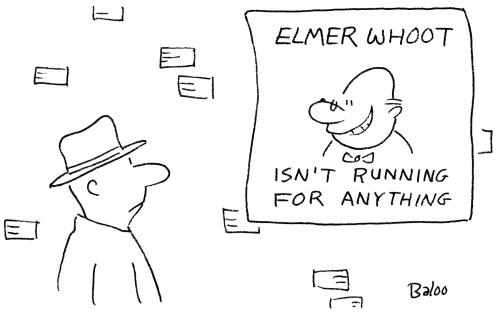 Cartoon: running for anything (medium) by rmay tagged running,for,anything