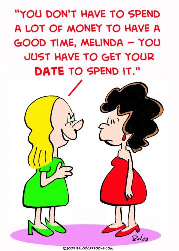 Cartoon: spend money good time (medium) by rmay tagged spend,money,good,time