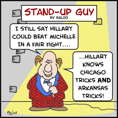 Cartoon: sug hillary michelle obama (medium) by rmay tagged sug,hillary,michelle,obama