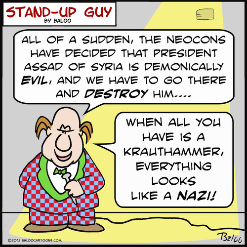 Cartoon: SUG looks like nazi krauthammer (medium) by rmay tagged sug,looks,like,nazi,krauthammer