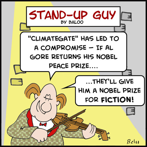 Cartoon: SUG nobel prize fiction al gore (medium) by rmay tagged sug,nobel,prize,fiction,al,gore