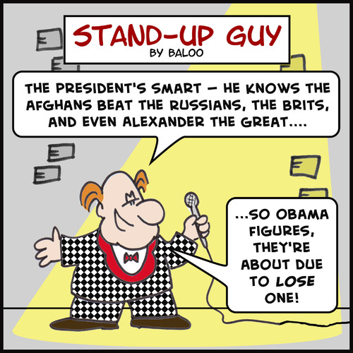 Cartoon: SUG OBAMA AFGHANISTAN (medium) by rmay tagged sug,obama,afghanistan