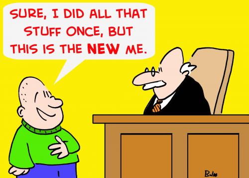 Cartoon: THIS IS THE NEW ME JUDGE COURT (medium) by rmay tagged this,is,the,new,me,judge,court