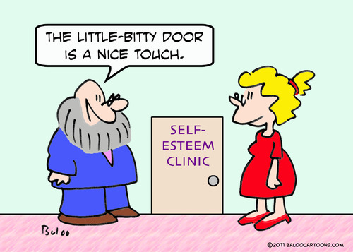 tiny door nice touch self esteem By rmay