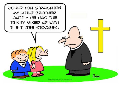 Cartoon: trinity three stooges (medium) by rmay tagged trinity,three,stooges