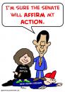 Cartoon: 1affirmmyaction (small) by rmay tagged sotomayor,affirmative,action,obama,supreme,court