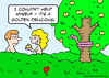 Cartoon: adam eve apple golden delicious (small) by rmay tagged adam,eve,apple,golden,delicious