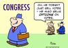 Cartoon: also sells options congress vote (small) by rmay tagged also,sells,options,congress,vote