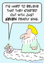 Cartoon: angel god only seven deadly sins (small) by rmay tagged angel,god,only,seven,deadly,sins
