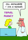 Cartoon: anywhere Im a nomad (small) by rmay tagged anywhere,im,nomad