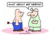 Cartoon: arrow doctor patient needs (small) by rmay tagged arrow,doctor,patient,needs