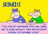 Cartoon: BOWL ALPHABET SOUP ADVICE (small) by rmay tagged bowl,alphabet,soup,advice