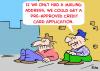 Cartoon: BUMS CREDIT CARD MAILING (small) by rmay tagged bums,credit,card,mailing,address