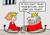 Cartoon: butler trust king queen dungeon (small) by rmay tagged butler,trust,king,queen,dungeon