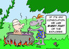 Cartoon: cannibal use every part explorer (small) by rmay tagged cannibal,use,every,part,explorer