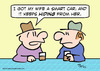 Cartoon: car smart wife hiding (small) by rmay tagged car,smart,wife,hiding