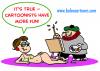 Cartoon: CARTOONISTS HAVE MORE FUN! (small) by rmay tagged cartoonists,model,nude,more,fun