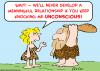 Cartoon: cave club unconscious (small) by rmay tagged cave,club,unconscious