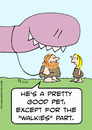 Cartoon: caveman dinosaur walkies (small) by rmay tagged caveman dinosaur walkies