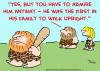 Cartoon: caveman first family upright (small) by rmay tagged caveman,first,family,upright