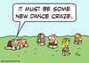 Cartoon: caveman new dance craze upright (small) by rmay tagged caveman new dance craze upright