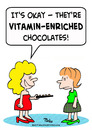 Cartoon: chocolates vitamin enriched (small) by rmay tagged chocolates,vitamin,enriched
