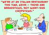 Cartoon: chopsticks breadsticks (small) by rmay tagged chopsticks,breadsticks