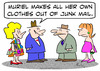 Cartoon: clothes junk mail (small) by rmay tagged clothes junk mail