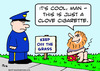 Cartoon: clove cigarette keep off grass (small) by rmay tagged clove,cigarette,keep,off,grass