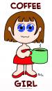 Cartoon: COFFEE GIRL (small) by rmay tagged coffee,girl